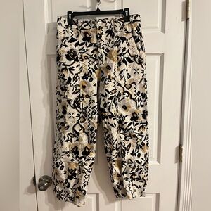 Anthropologie patterned pants size 10